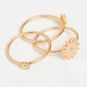 Madewell My Three Suns Stack Ring Set ☀️